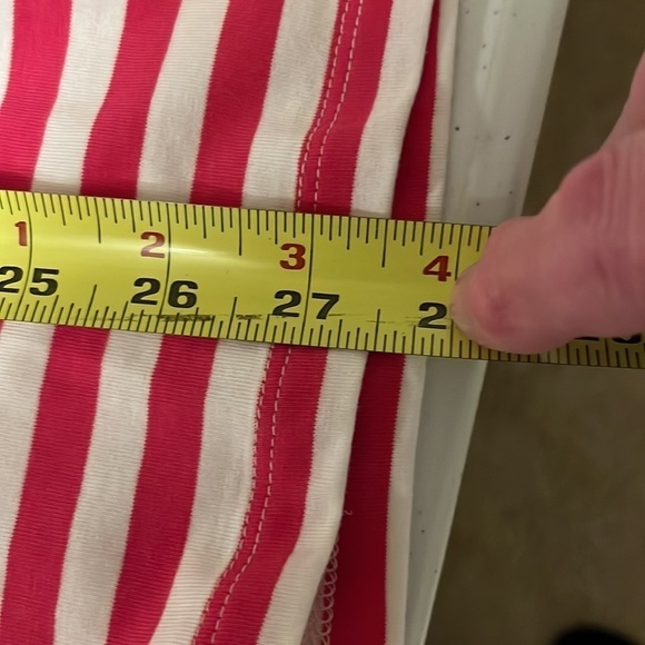 Appleseed’s t shirt , red/white stripe, sz med. - Picture 9 of 10